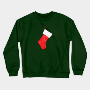 Red Christmas Stocking Crewneck Sweatshirt